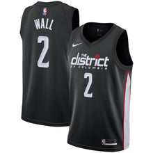 Load image into Gallery viewer, 02- Men&#39;s Nike John Wall Black Washington Wizards City Edition Swingman Jersey -Black