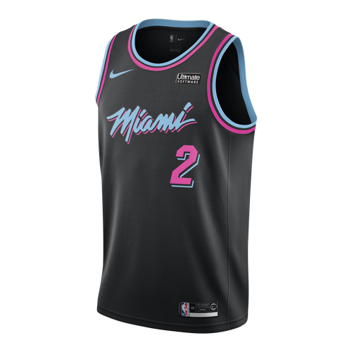 02- Wayne Ellington Nike Miami Heat Vice Nights Swingman Jersey - Black
