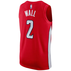 02 - Men's Nike John Wall Red Washington Wizards 2018/19 Swingman Jersey – Earned Edition - Red