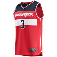 Load image into Gallery viewer, 03 - Bradley Beal Washington Wizards Fanatics Branded Youth Fast Break Replica Player Jersey- Icon Edition - Red