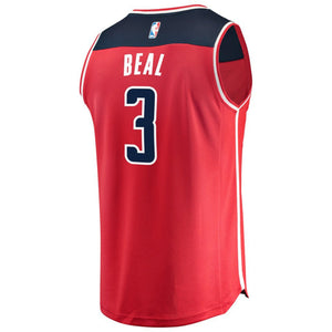 03 - Bradley Beal Washington Wizards Fanatics Branded Youth Fast Break Replica Player Jersey- Icon Edition - Red