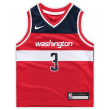Load image into Gallery viewer, 03- Preschool Nike Bradley Beal Red Washington Wizards Replica Jersey - Icon Edition -Red
