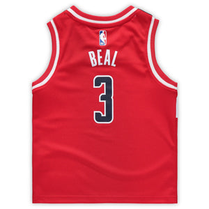 03- Preschool Nike Bradley Beal Red Washington Wizards Replica Jersey - Icon Edition -Red