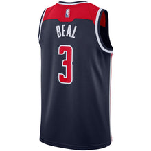 Load image into Gallery viewer, 03 - Men&#39;s Nike Bradley Beal Navy Washington Wizards Replica Swingman Jersey - Statement Edition - Navy