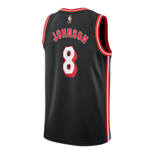 Load image into Gallery viewer, 08-Tyler Johnson Nike Miami Heat Classic Edition Jersey -Black