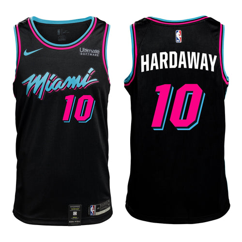10-Tim Hardaway Vice Nights Swingman Jersey- Black