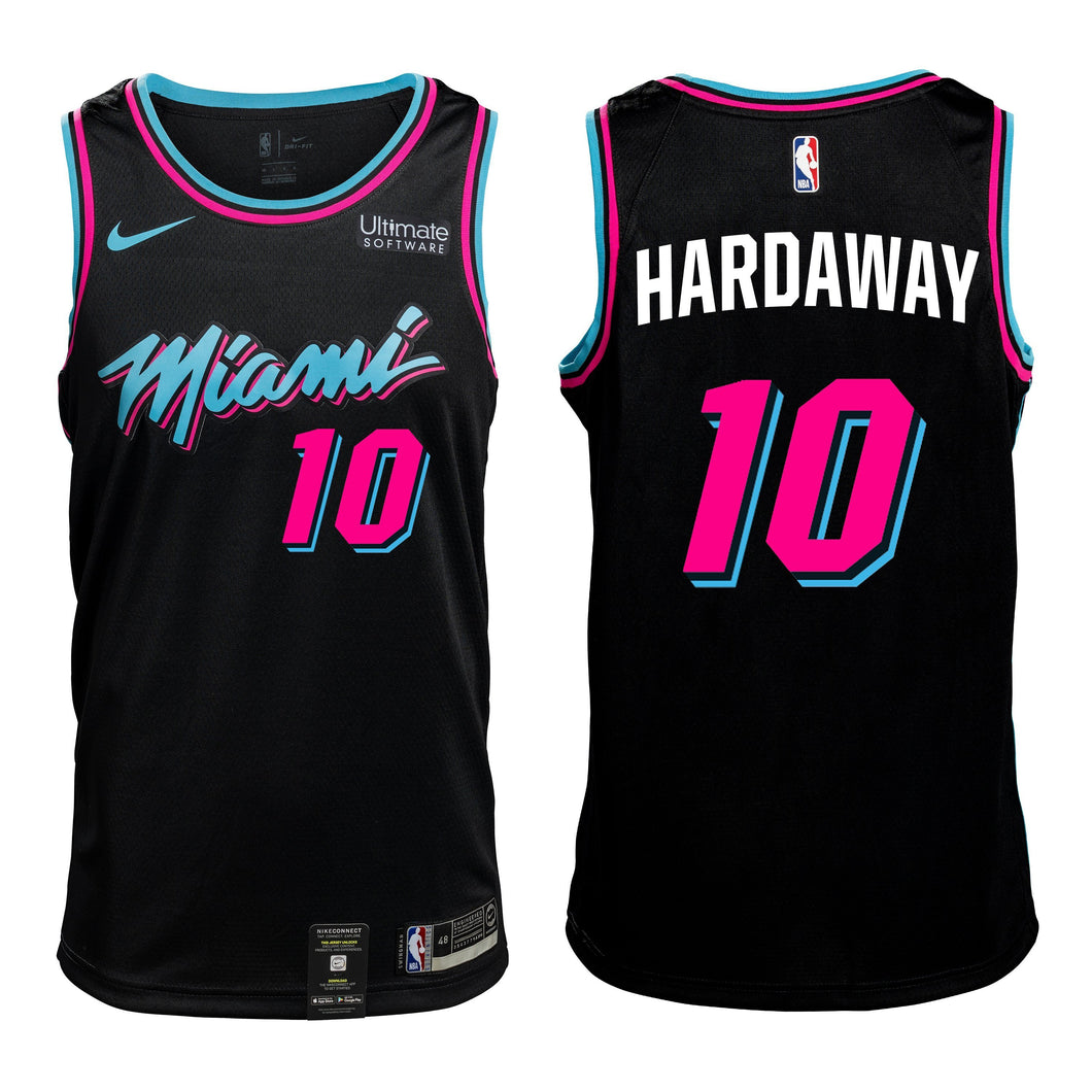 10-Tim Hardaway Vice Nights Swingman Jersey- Black