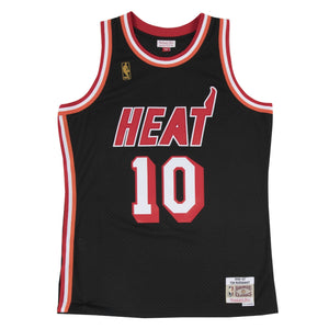 10 -Tim Hardaway Mitchell And Ness Miami Heat Swingman Jersey - Black