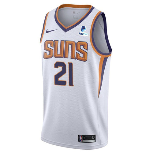 21 - Nba Phoenix Suns Richaun Holmes Nike Swingman Jersey Association Edition - White