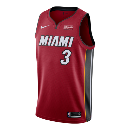 03 - Dwyane Wade Nike Miami Heat Statement Red Swingman Jersey - Red