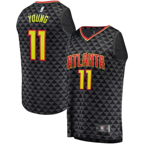 11-Trae Young Atlanta Hawks Jersey - Icon Edition - Black