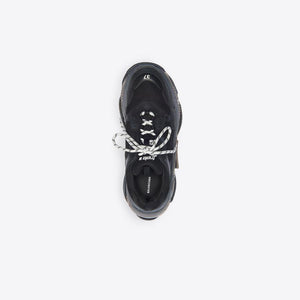 Balenciaga Women Triple S Clear Sole Trainers Black