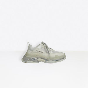 Balenciaga Women Triple S Clear Sole Trainers Gray
