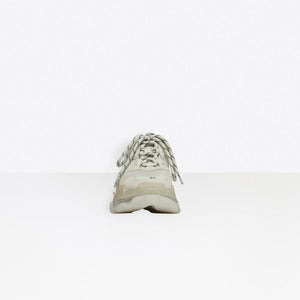 Balenciaga Women Triple S Clear Sole Trainers Gray