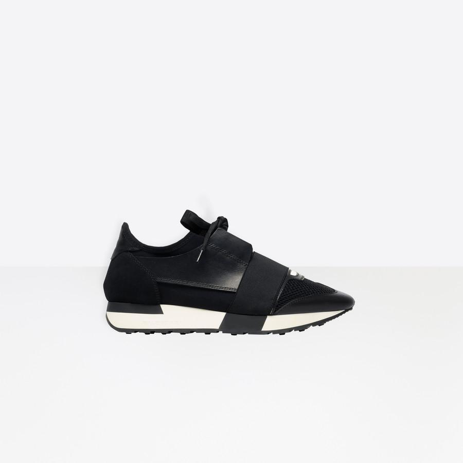Balenciaga Women Race Runners Black
