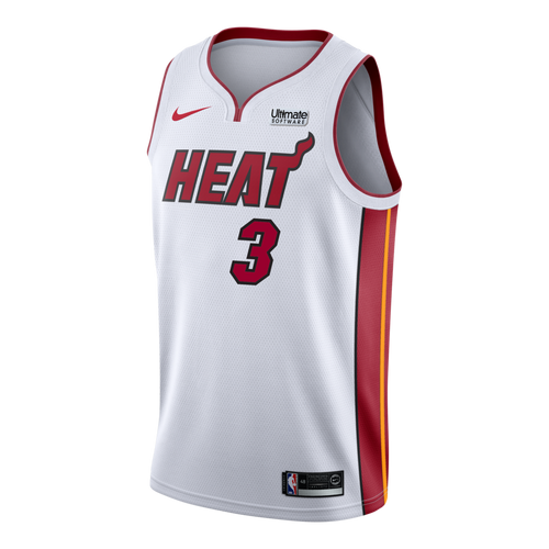 03 - Dwyane Wade Nike Miami Heat Association White Swingman Jersey - White