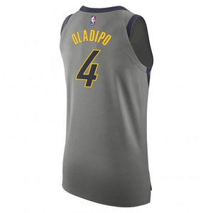 04 - Victor Oladipo Indiana Pacers 18-19 City Edition Authentic Jersey - Grey