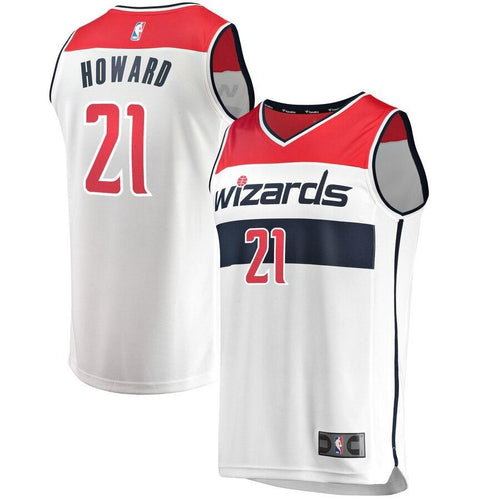 21 - Men's Fanatics Branded Dwight Howard White Washington Wizards Fast Break Jersey - Association Edition - White