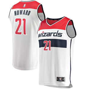 21 - Men's Fanatics Branded Dwight Howard White Washington Wizards Fast Break Jersey - Association Edition - White