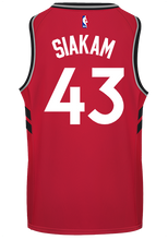 Load image into Gallery viewer, 43 - Raptors Adult Swingman Icon Jersey - Siakam - Red