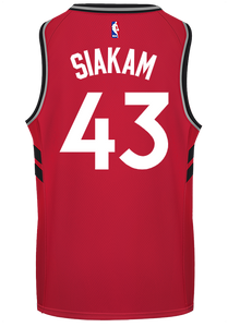 43 - Raptors Adult Swingman Icon Jersey - Siakam - Red