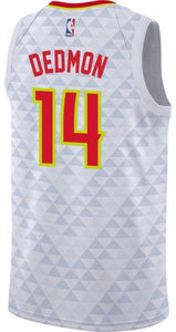 14-Dedmon Atlanta Hawks - Association Edition - White