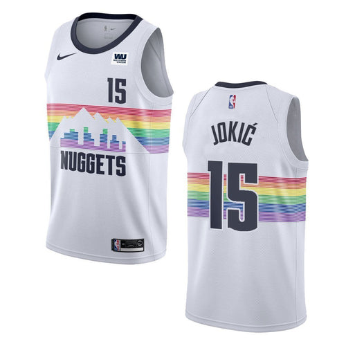 15 - Nikola Jokic Denver Nuggets Edition Swingman Jersey - White