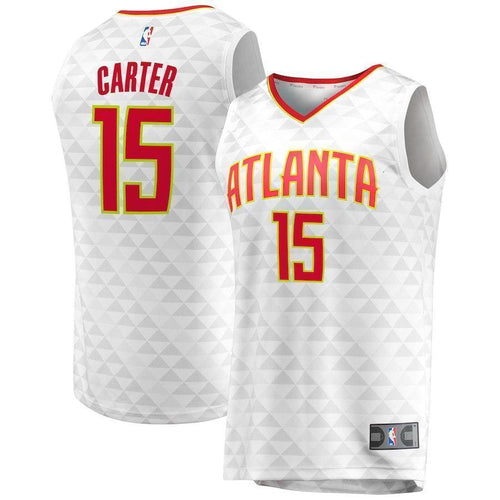 15-Vince Carter Atlanta Hawks Jersey – Association Edition – White