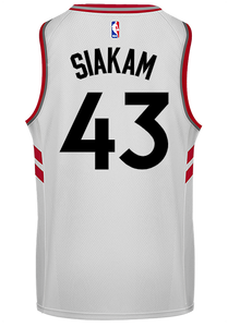 43 - Raptors Men's Swingman Association Jersey - Siakam - White