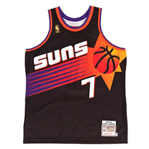 07 - Nba Phoenix Suns Kevin Johnson Hardwood Classic Throwback Home Jersey - Black