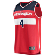 Load image into Gallery viewer, 04 - Men&#39;s Fanatics Branded Wesley Johnson Red Washington Wizards Fast Break Replica Jersey – Icon Edition - Red