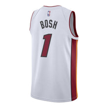 Load image into Gallery viewer, 01 - Chris Bosh Nike Miami Heat Association White Swingman Jersey - White