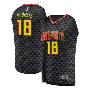 18-Miles Plumlee Atlanta Hawks Player Jersey - Icon Edition - Black