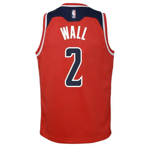 02 - Youth Nike John Wall Red Washington Wizards Swingman Jersey - Icon Edition - Red