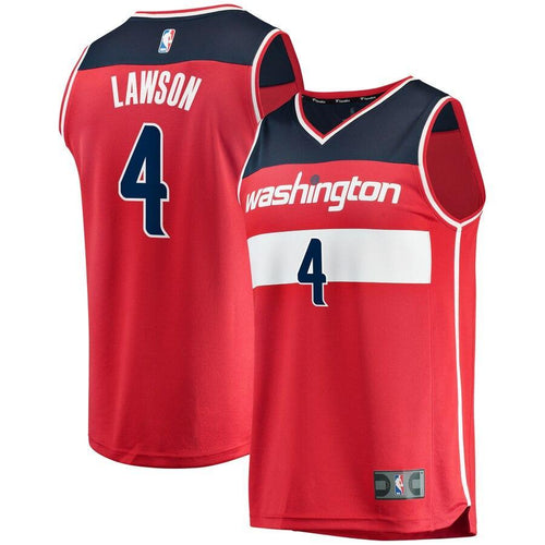 04 - Youth Fanatics Branded Ty Lawson Red Washington Wizards Fast Break Player Jersey - Icon Edition - Red