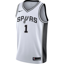 Load image into Gallery viewer, 1 - Walker San Antonio Spurs Men&#39;s Nike Custom Personalized Icon Swingman Jersey - White