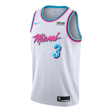 Load image into Gallery viewer, 03 - Dwyane Wade Nike Miami Heat Vice Uniform City Edition Swingman Jersey - White