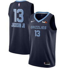 Load image into Gallery viewer, 13 - Men&#39;s Nike Jaren Jackson Jr. Memphis Grizzlies Swingman Sponsor Patch Jersey – Icon Edition - Navy