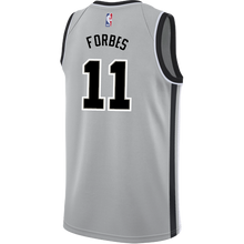 Load image into Gallery viewer, 11 - Forbes San Antonio Spurs Men&#39;s Nike 2018-19 Statement Edition Swingman Personalized Jersey  - Grey