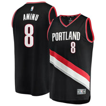 Load image into Gallery viewer, 8 - Al-Farouq Aminu Portland Trail Blazers Fast Break Player Jersey - Icon Edition - Black