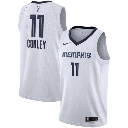 11 - Men's Nike Mike Conley Memphis Grizzlies Swingman Jersey - Association Edition - White