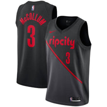 Load image into Gallery viewer, 3- C.J. McCollum Portland Trail Blazers City Edition Swingman Jersey - Black
