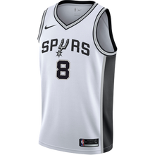 Load image into Gallery viewer, 8 - Mills San Antonio Spurs Men&#39;s Nike Custom Personalized Icon Swingman Jersey - White