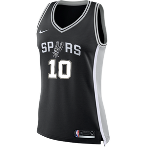 10 - Costello San Antonio Spurs Women's Nike Custom Personalized Icon Swingman Jersey - Black