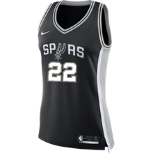 Load image into Gallery viewer, 22 - Gay San Antonio Spurs Women&#39;s Nike Custom Personalized Icon Swingman Jersey - Black