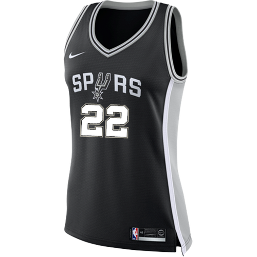 22 - Gay San Antonio Spurs Women's Nike Custom Personalized Icon Swingman Jersey - Black