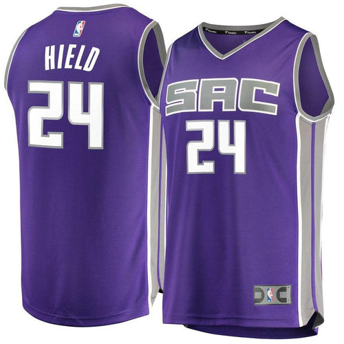 24 - Men's Fanatics Branded Buddy Hield Purple Sacramento Kings Fast Break Jersey - Icon Edition