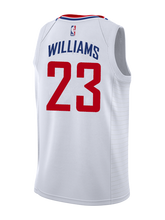 Load image into Gallery viewer, 23 - LA Clippers Lou Williams Association Swingman Jersey - White