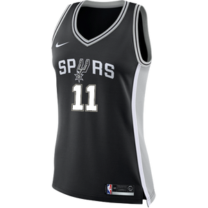 11 - Forbes San Antonio Spurs Women's Nike Custom Personalized Icon Swingman Jersey - Black