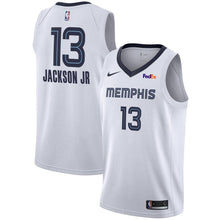 Load image into Gallery viewer, 13 - Men&#39;s Nike Jaren Jackson Jr. Memphis Grizzlies Swingman Sponsor Patch Jersey - Association Edition - White